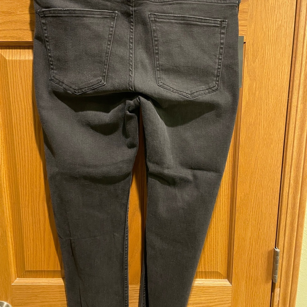 Silver Jeans Mazy Slim 33 with grommet and lace up at ankles - Picture 7 of 9